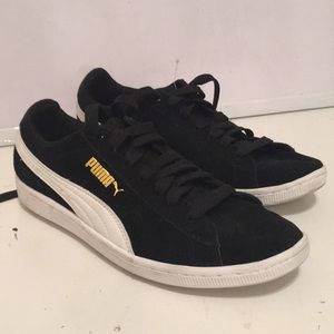Puma black sneakers